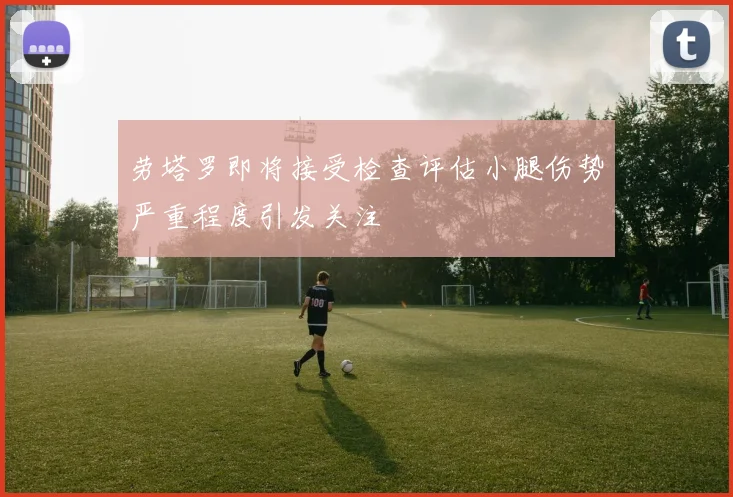 劳塔罗即将接受检查评估小腿伤势严重程度引发关注